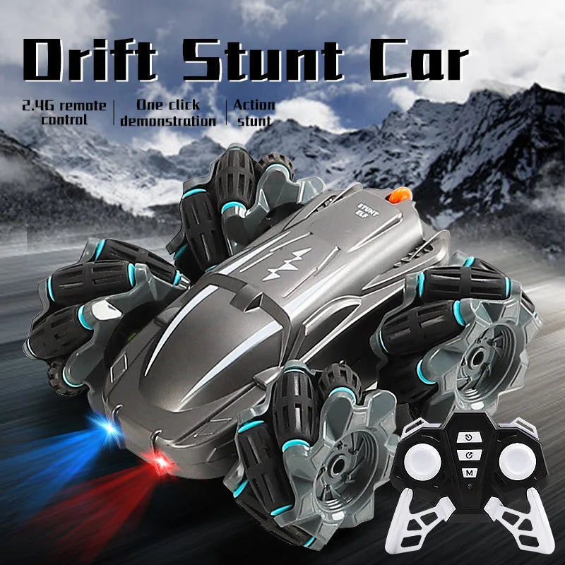 4WD RC Car Drift Stunt Car with 360-Degree Rotating Remote Control - Perfect Gift - ToylandEU