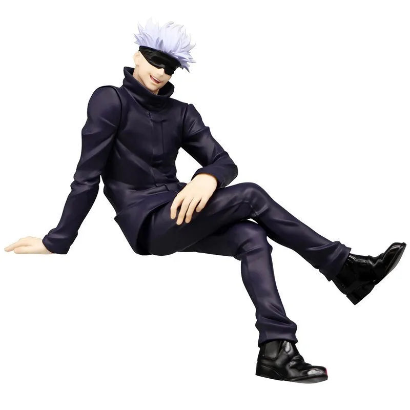 Action Figure | Gojo Satoru 11 Cm | Jujutsu Kaisen | Seated PVC Model