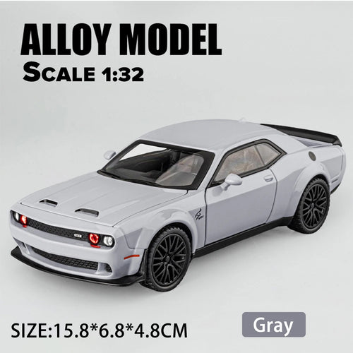 Dodge HellCat 1/32 Scale Metal Police Diecast Toy Car with Sound and Light Effect ToylandEU.com Toyland EU