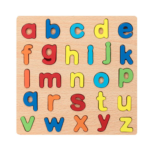 3D Wooden Toys Number Letter Shape Cognition Early Education Toys ToylandEU.com Toyland EU