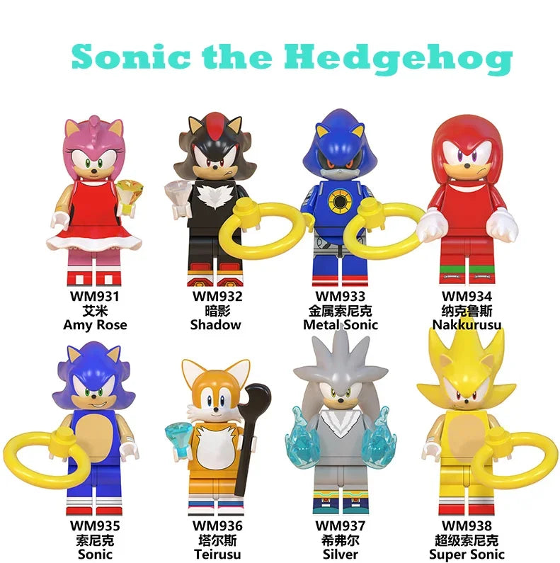 Building Block Set | Sonic Figures | Sega Licensed | Micro and Big Blocks