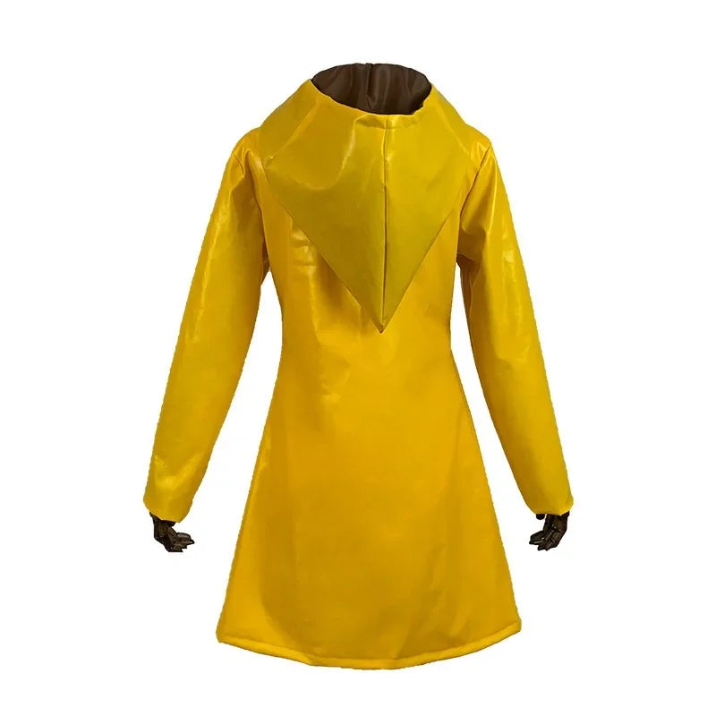 Little Nightmares Six Cosplay Yellow Raincoat - Kids & Adults Costume