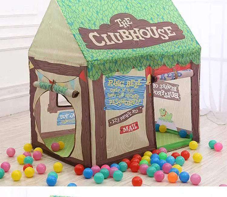Portable Children Tent Cute Wigwam Folding Kids Tents Tipi - ToylandEU