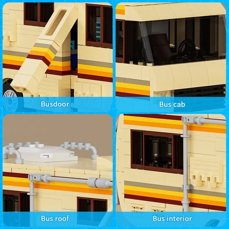 Breaking Bad Pinkman's RV Building Blocks Kit - ToylandEU