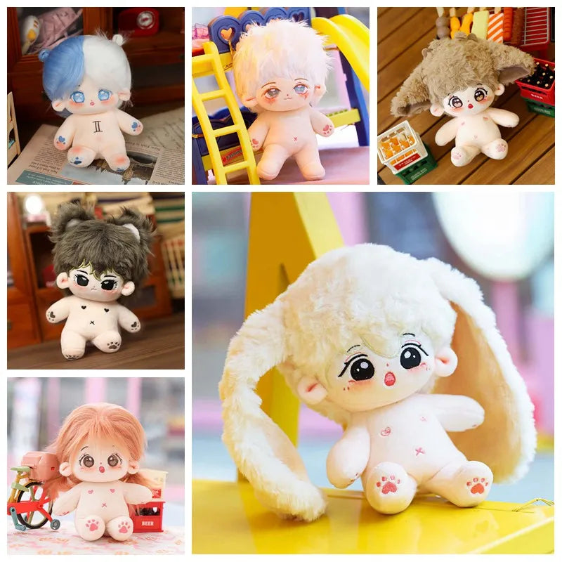 20cm Kawaii Plush Cotton Super Star Figure Dolls with Changeable Constellations - ToylandEU