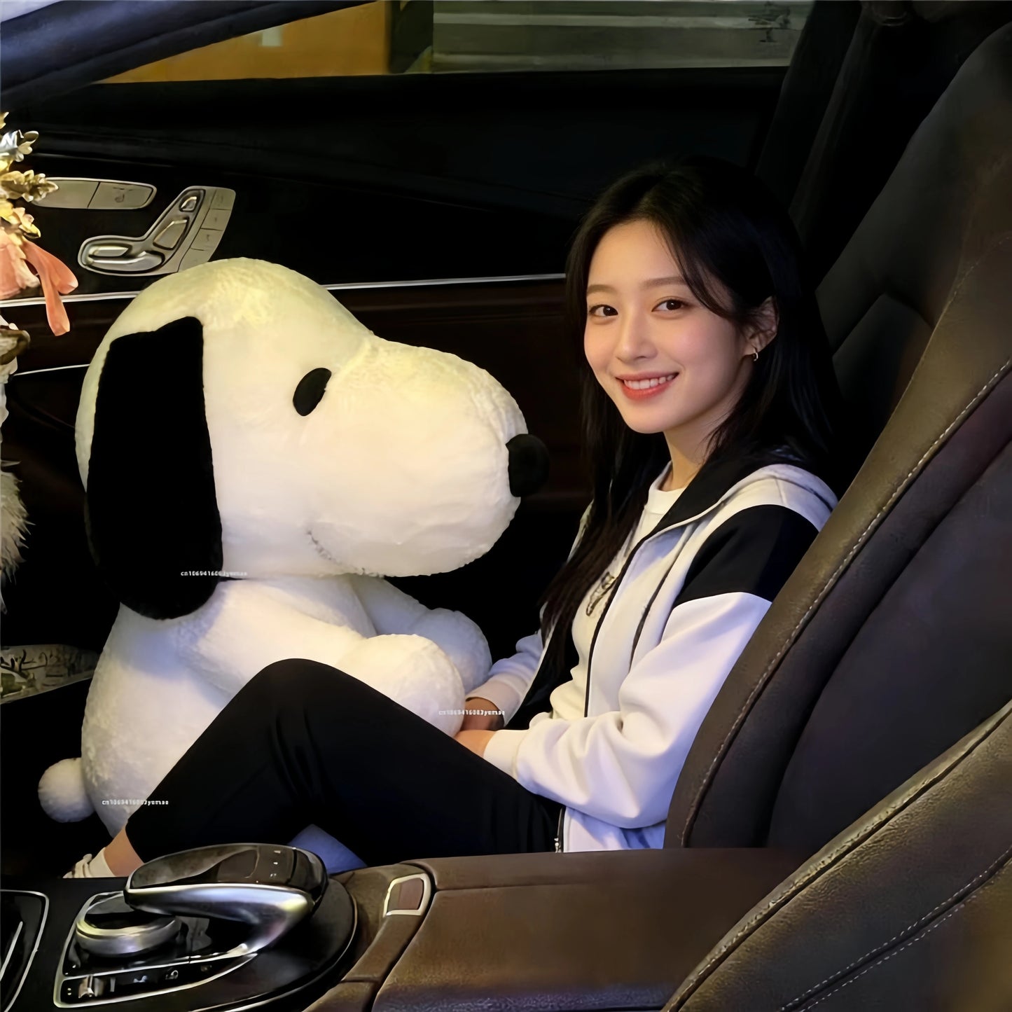 Snoopy Plush Pillow Toy 40x60cm Huggable Gift for Fans