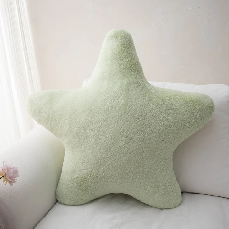 Star Shaped Pillow | Plush Material | PP Cotton Filling | Kid Room Decor
