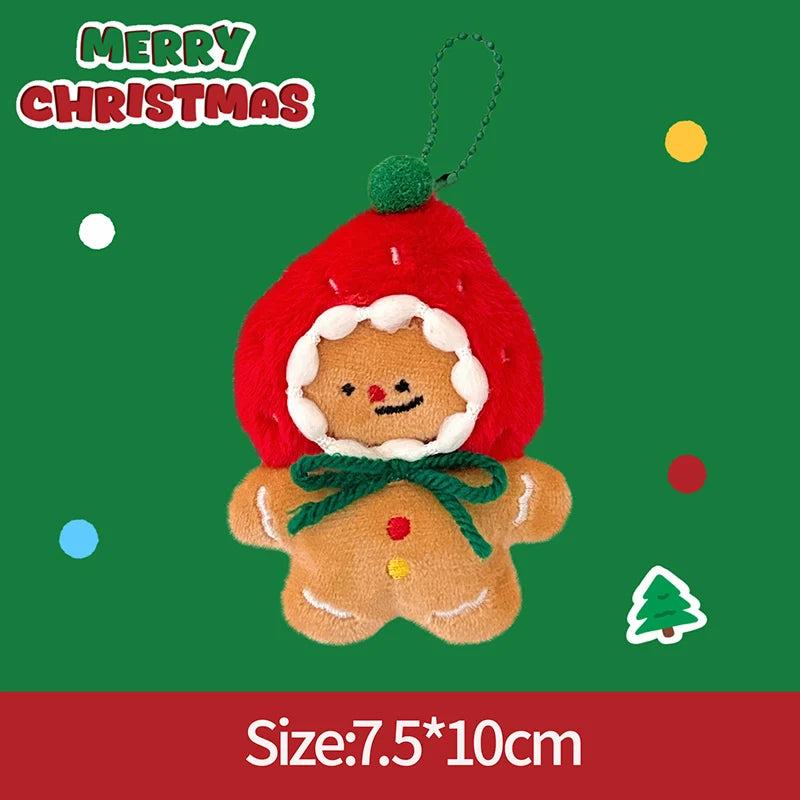 Christmas Plush Ornament | Santa Claus Snowman | Soft Touch Design