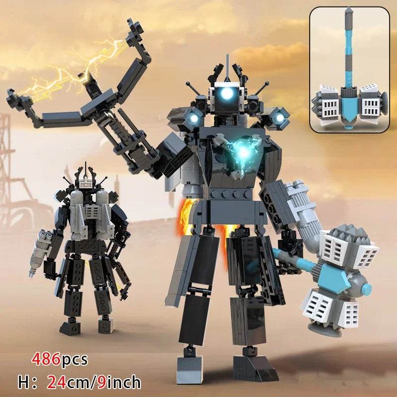 New in Skibidi Figures Toilet Man Titan Clock King Toys - ToylandEU