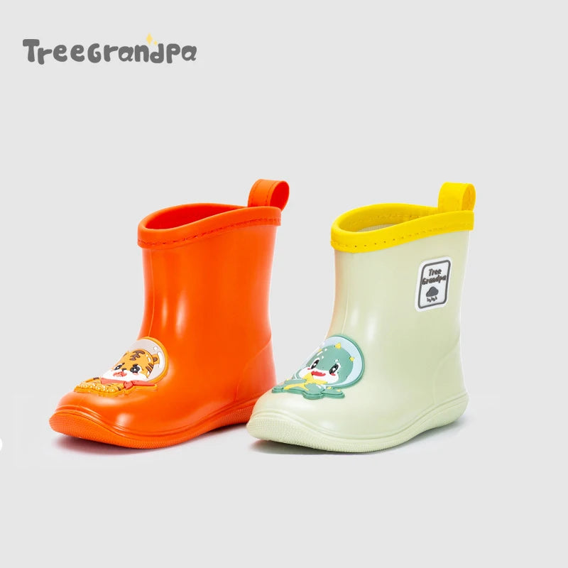 Toddler Rain Boots | Waterproof | Easy On | For Ages 1 To 6