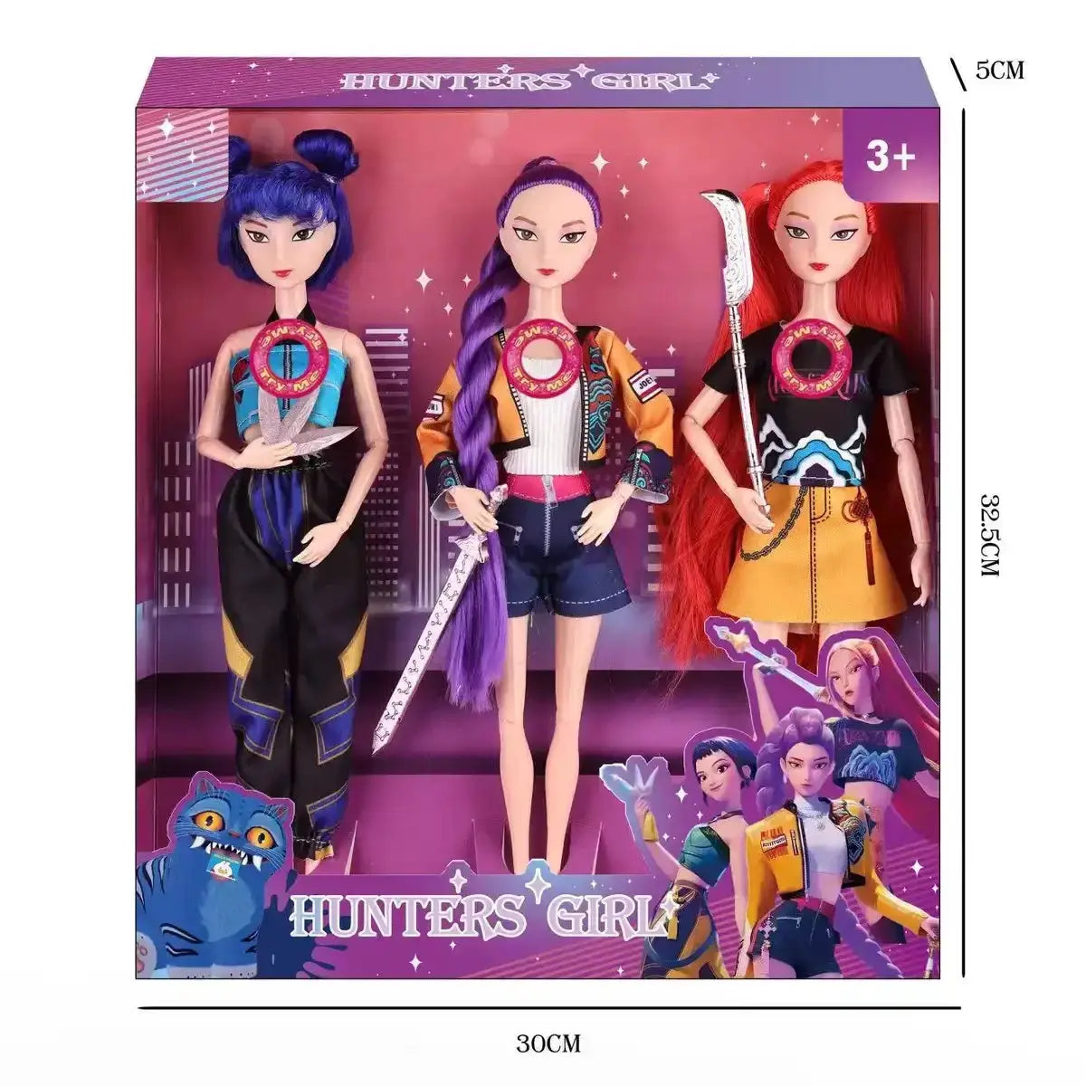 Tide-Anime Devil Cute Doll Toys, Dolls with Musical Functions, Ideal Surprise Gifts for Children, Birthday and Holiday Gifts - ToylandEU