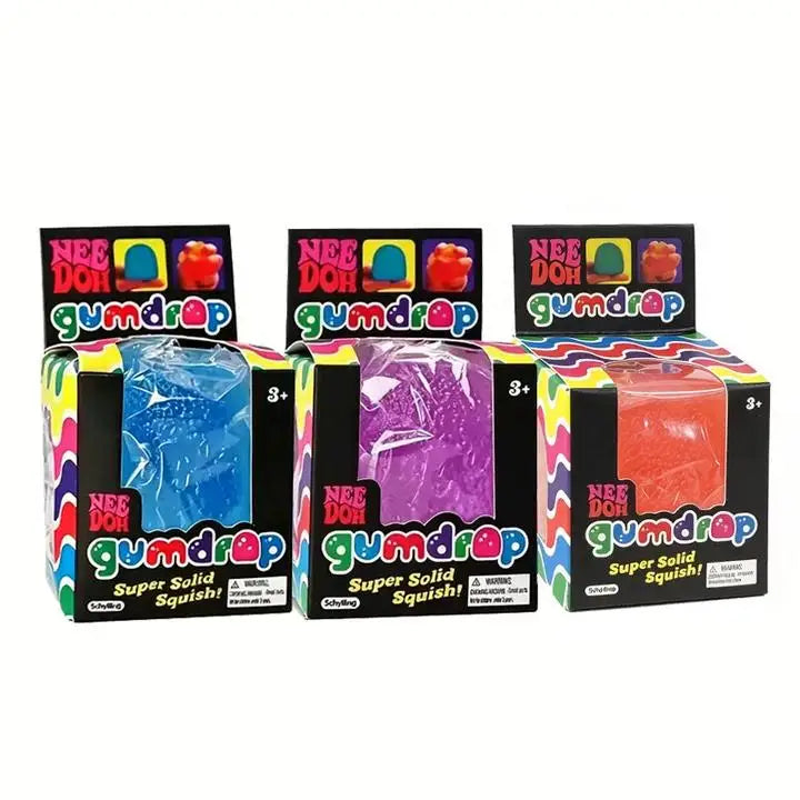 Blue Fidget Toy | Textured Surface | Non Toxic Rubber | Autism ADHD Relief