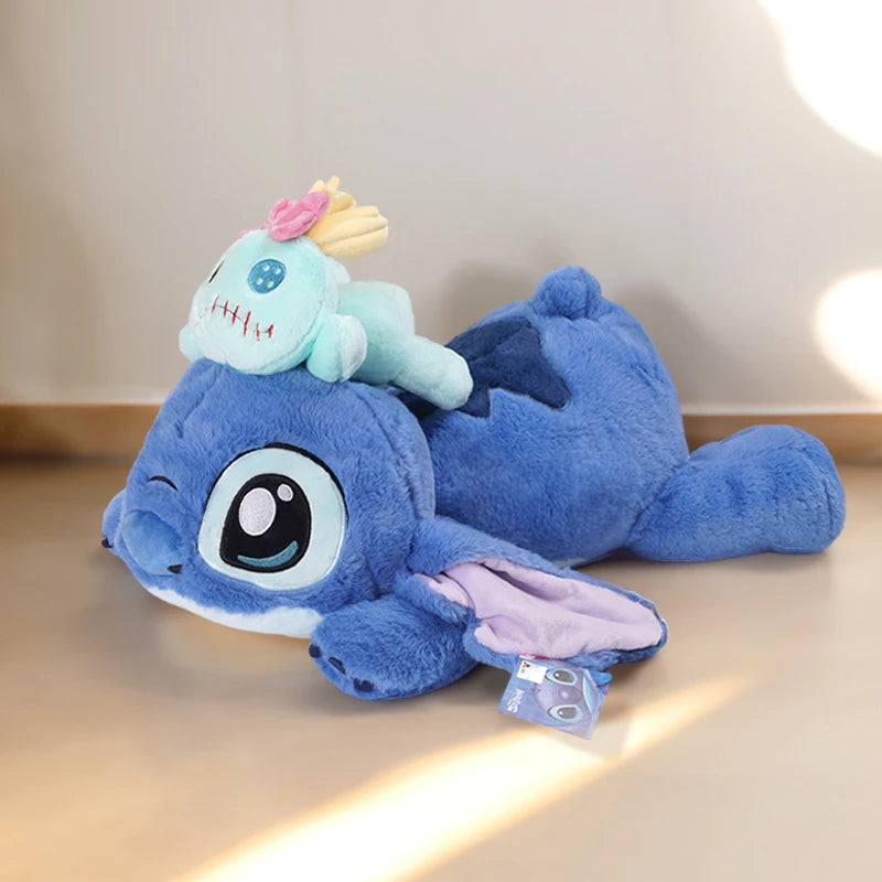 Disney Stitch Plush Pillow 53cm Cute Kawaii Throw Pillow