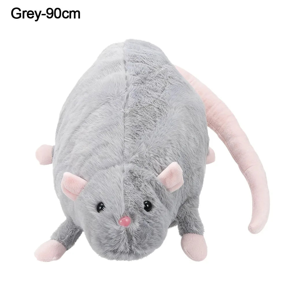 Oversized Flower Branch Mouse Plush Toy For Gift Cute