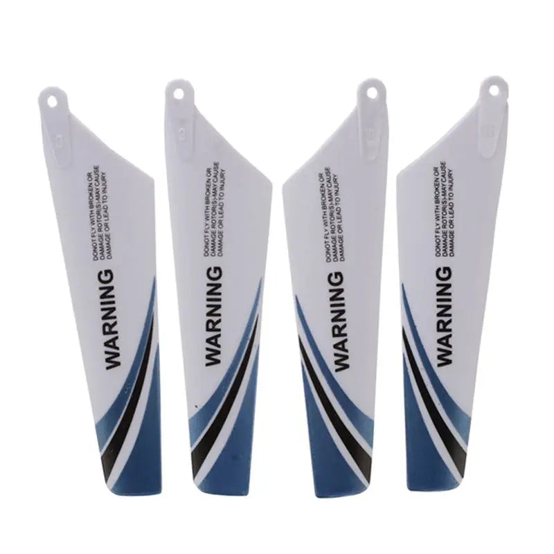 ABWE 4pcs spare blades for helicopter rotor rc S107 Blue - ToylandEU