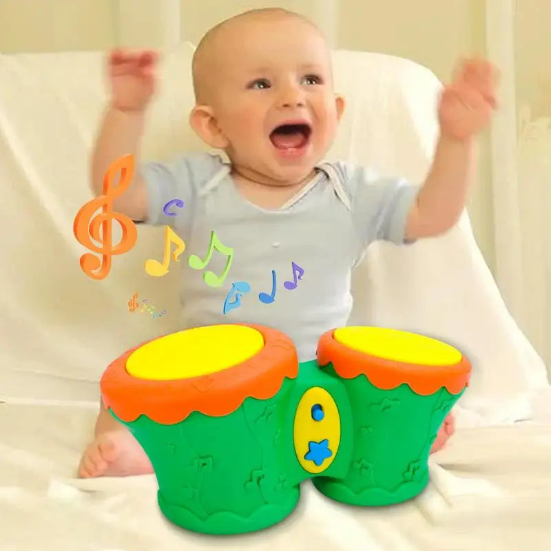 Hand Drums For Kids Educational Instruments Light Up Beating Hand Drum - ToylandEU