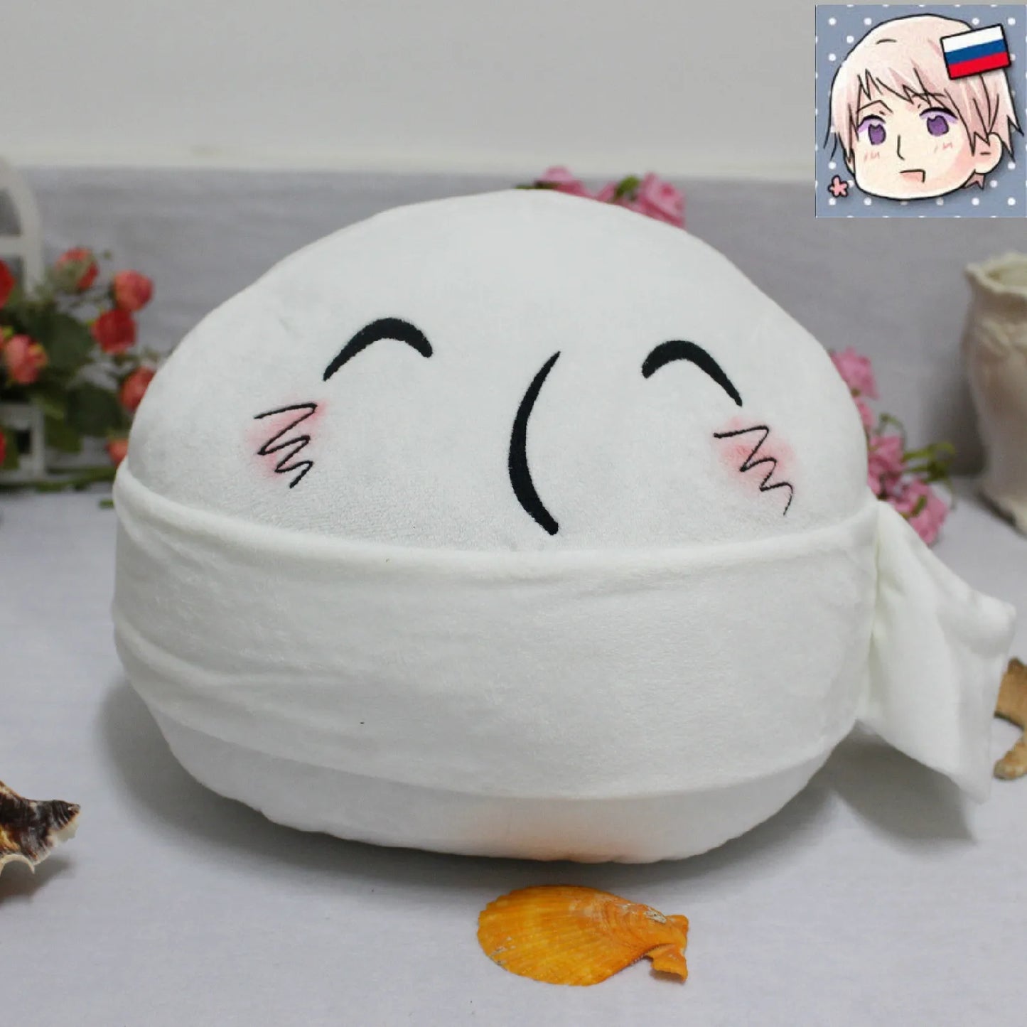 Anime Plush Pillow Bandai | Hetalia Character Plush | Mochi Soft Plush