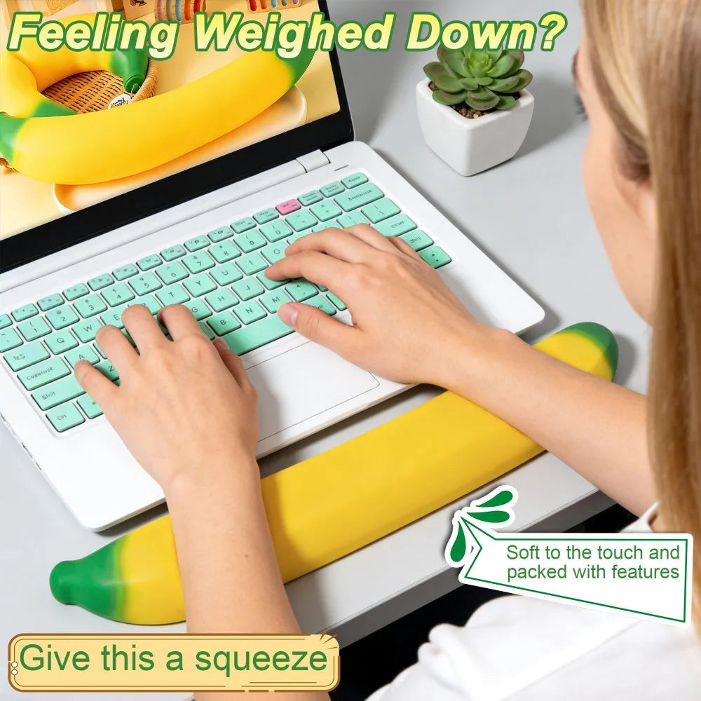 Squishy Banana | Slow Rebound Stress Relief | Desk Home Decor | 18Cm 41Cm Sizes