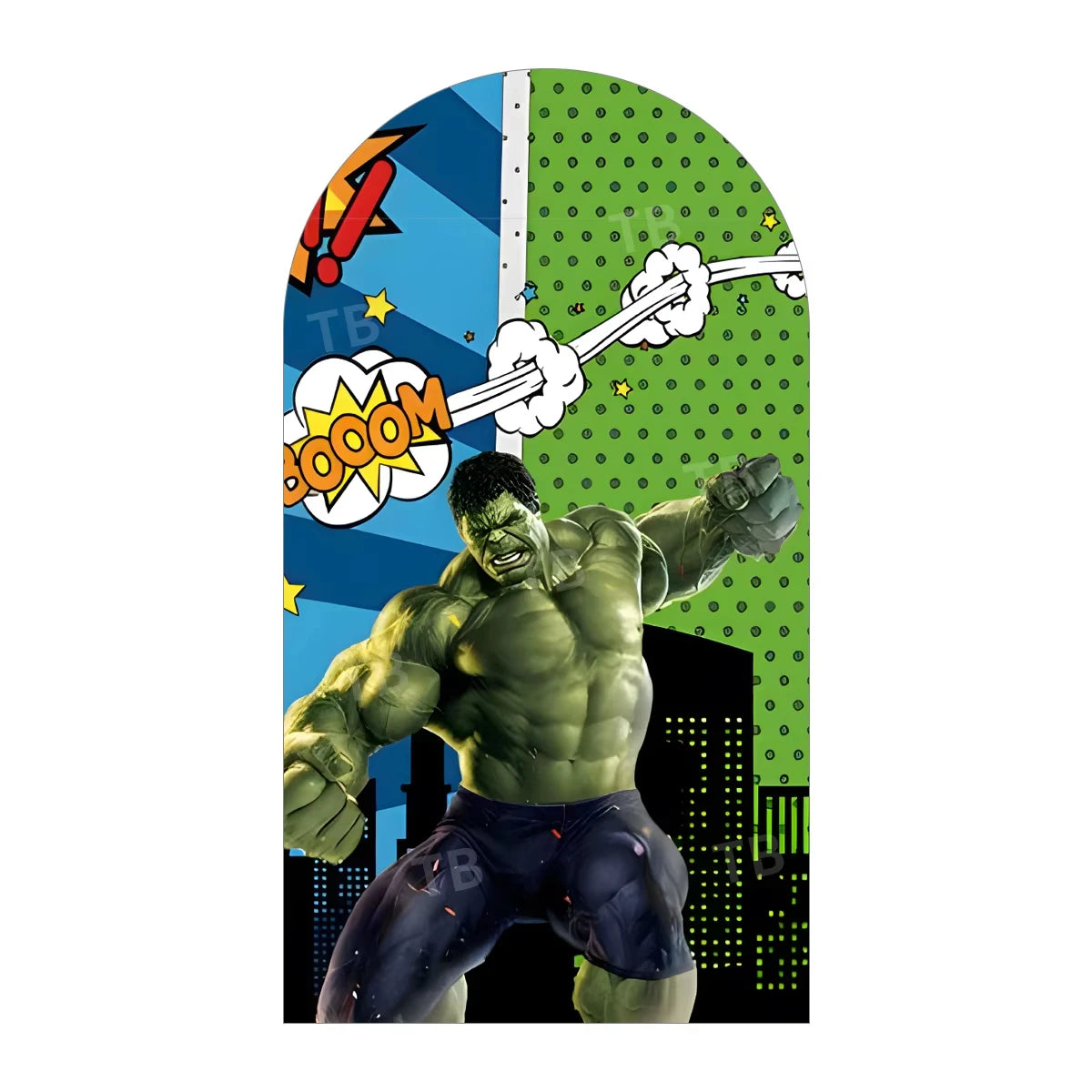 Backdrop | Marvel Avengers Theme | Custom Name | 7x5ft