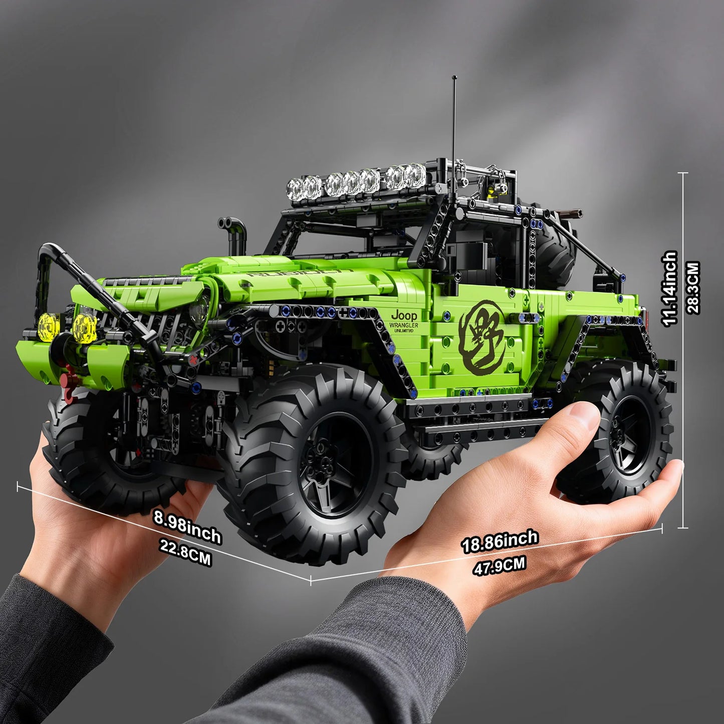 Building Blocks | 1:8 Scale | 2357 Pieces | 4x4 Off-Road Truck