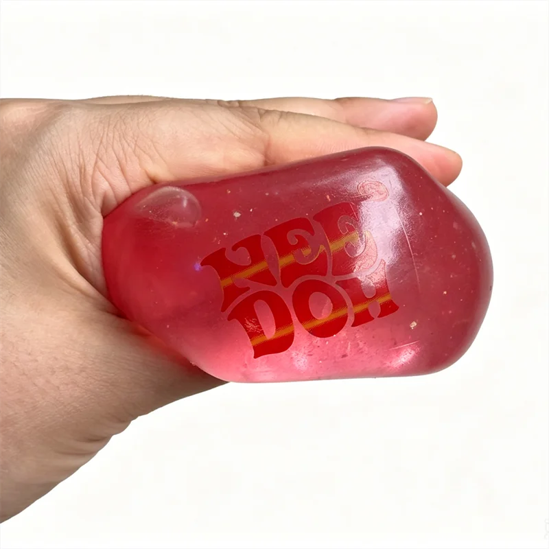 Glow In The Dark Sensory Toy | Ice Cube Shape | Multicolor Tactile Feel 12+
