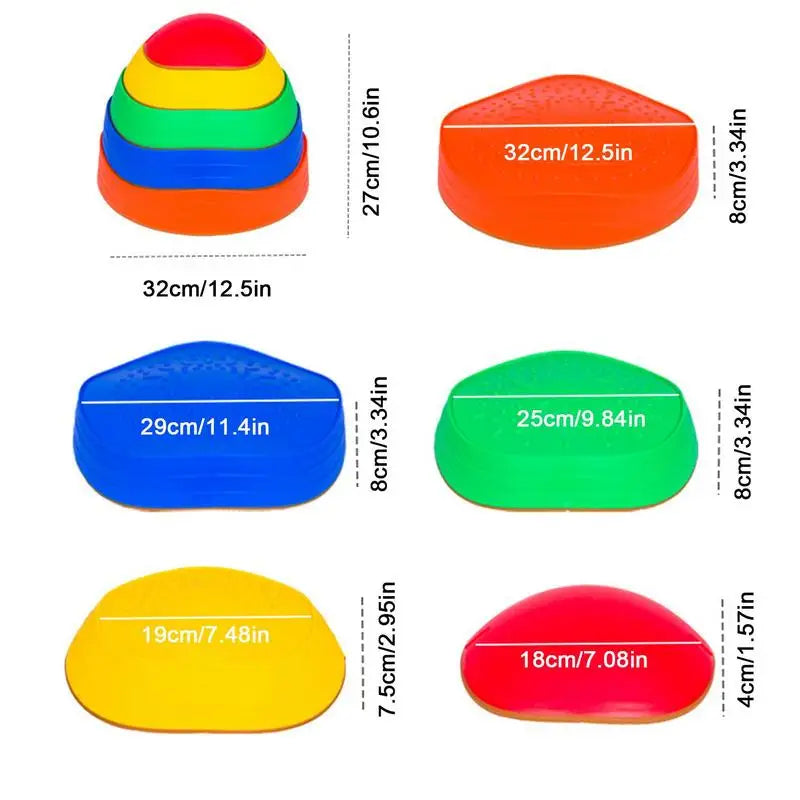 5-Piece Sensory Training Balance Stone Set for Children with Autism ToylandEU.com Toyland EU