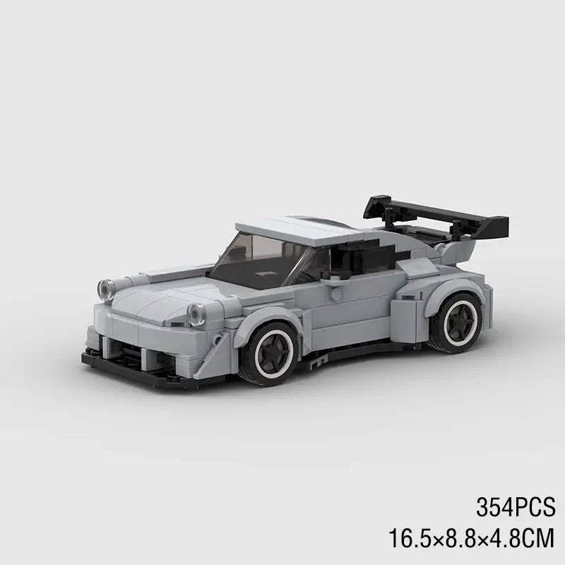 MOC Speed Super Race Car Vehicle Racing Model Building Blocks Bricks Rally Sport Pickup Truck Toy City Technical Christmas gift - ToylandEU