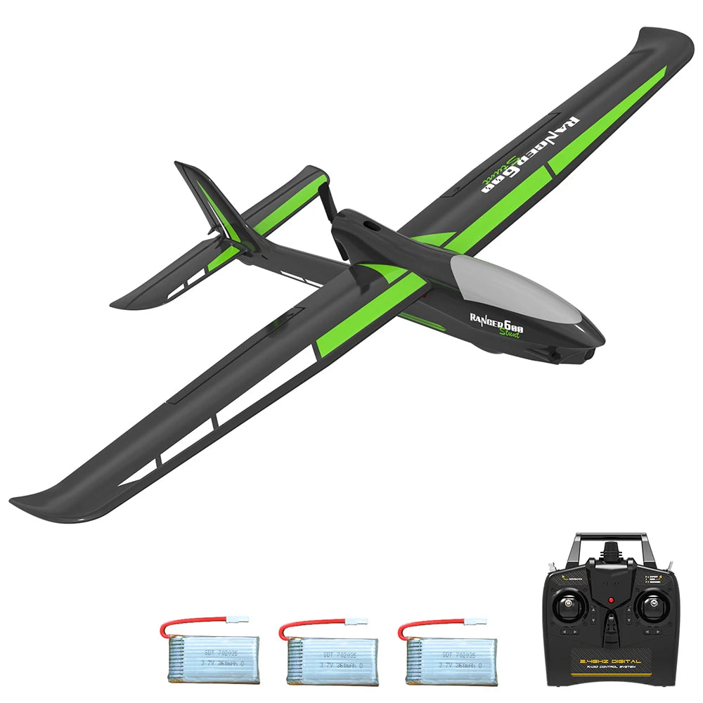 RC Volantex RC 76102SR Ranger 600 EPP 2.4GHz 4CH RC Glider with 6-Axis Gyro and XPilot Stabilization - Ready to Fly (RTF)