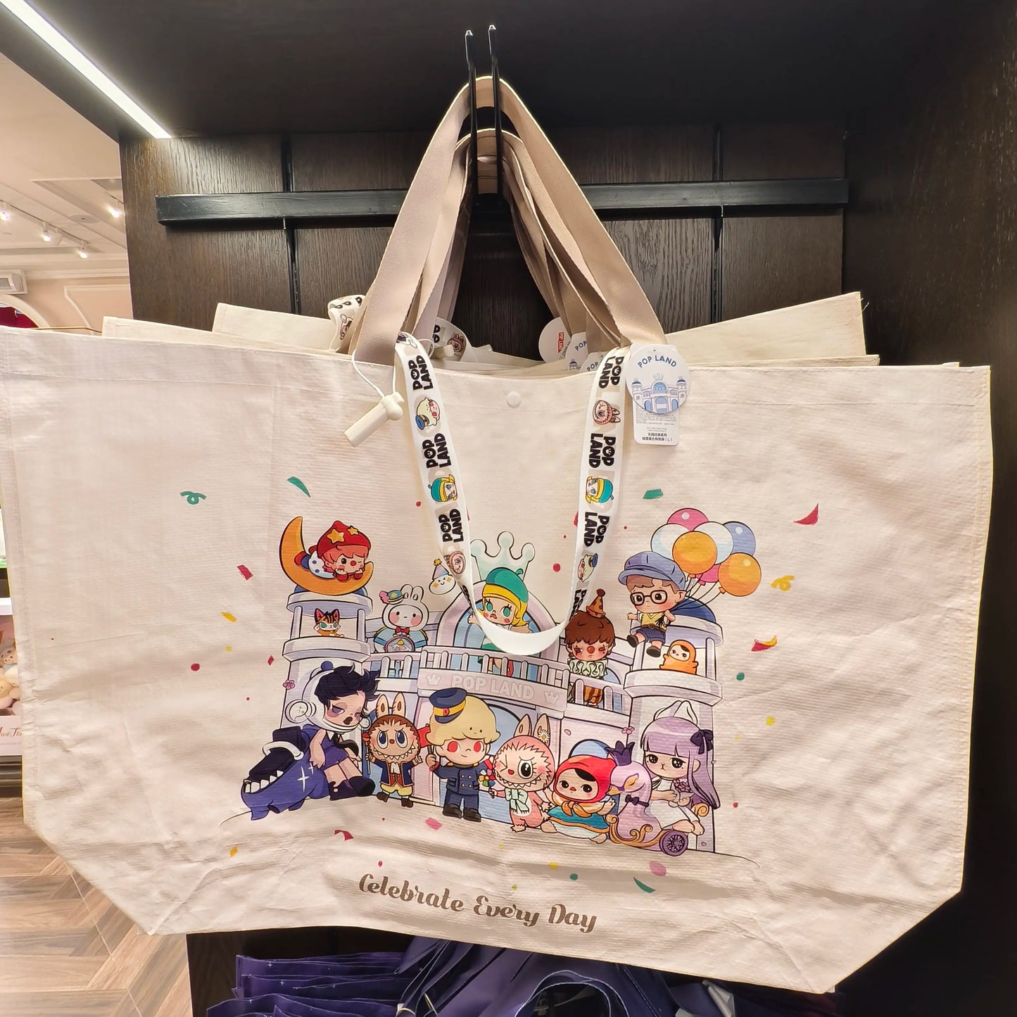 Tote Bag | City Park POP MART Design | Labubu Exclusive Design | Unisex