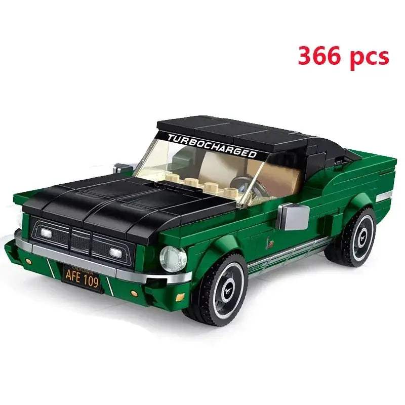 Speed Series Racing Sports Vehiclea Technique Car Supercar Building Blocks Set Bricks Classic MOC Model Toys For Kids - ToylandEU