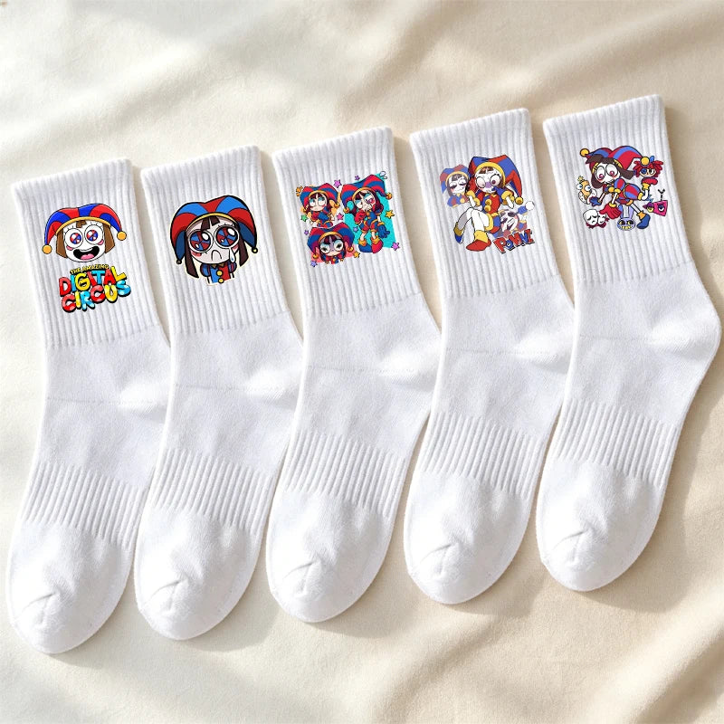 Crew Socks | Anime Print | Breathable Cotton | Unisex Youth