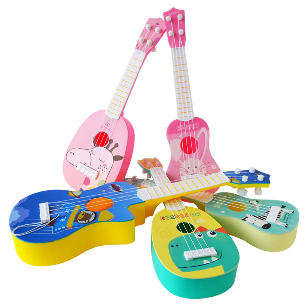 Kids Guitar Musical Instrument Ukulele Musical Toys for Baby Learning - ToylandEU