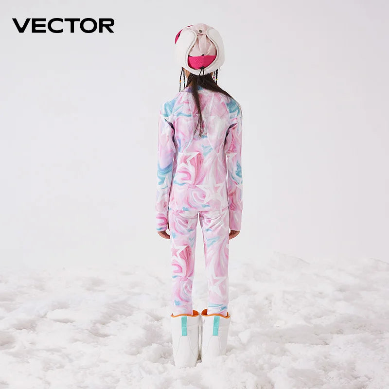 Girls Fleece Thermal Set | Quick Dry Fabric | Soft Stretch Fit | Youth Sizes
