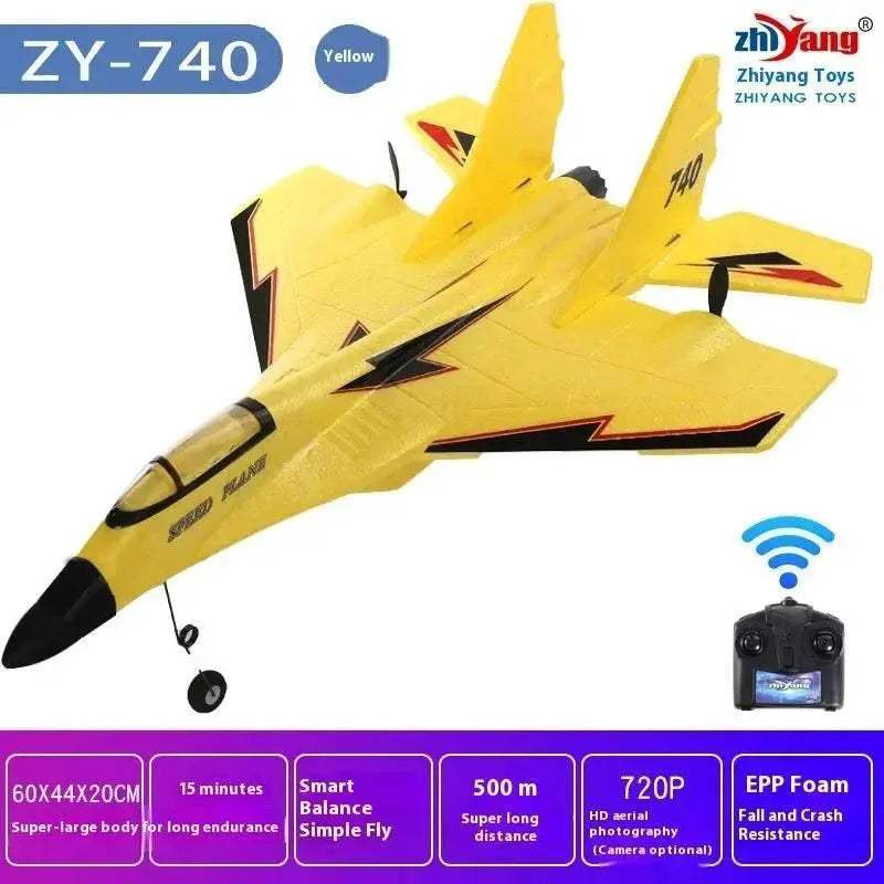 New ZY-740 RC Plane Wing Span 440mm Entry-Level Aircraft Toy - ToylandEU