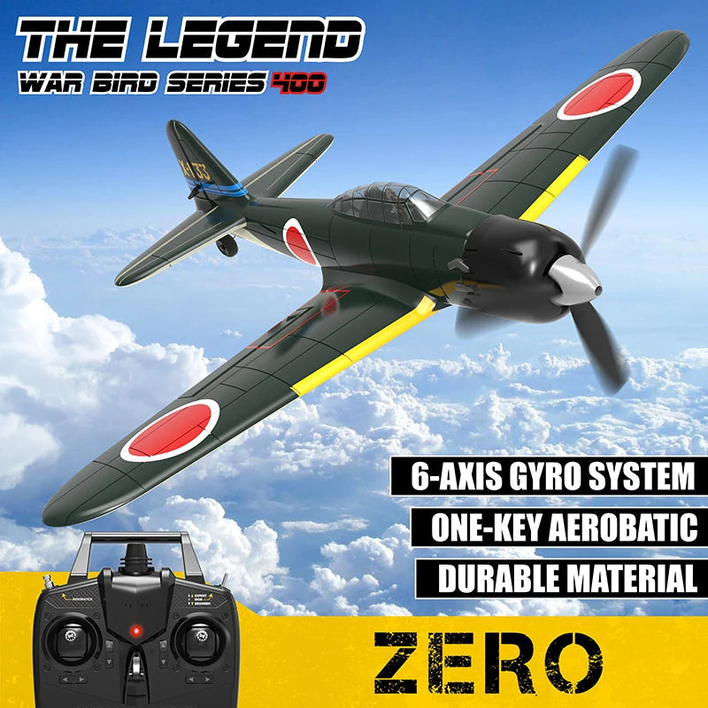 Easy Fly RC Airplane with Gyro Stabilizer - 2.4G Remote Control, Ideal for Beginners - ToylandEU