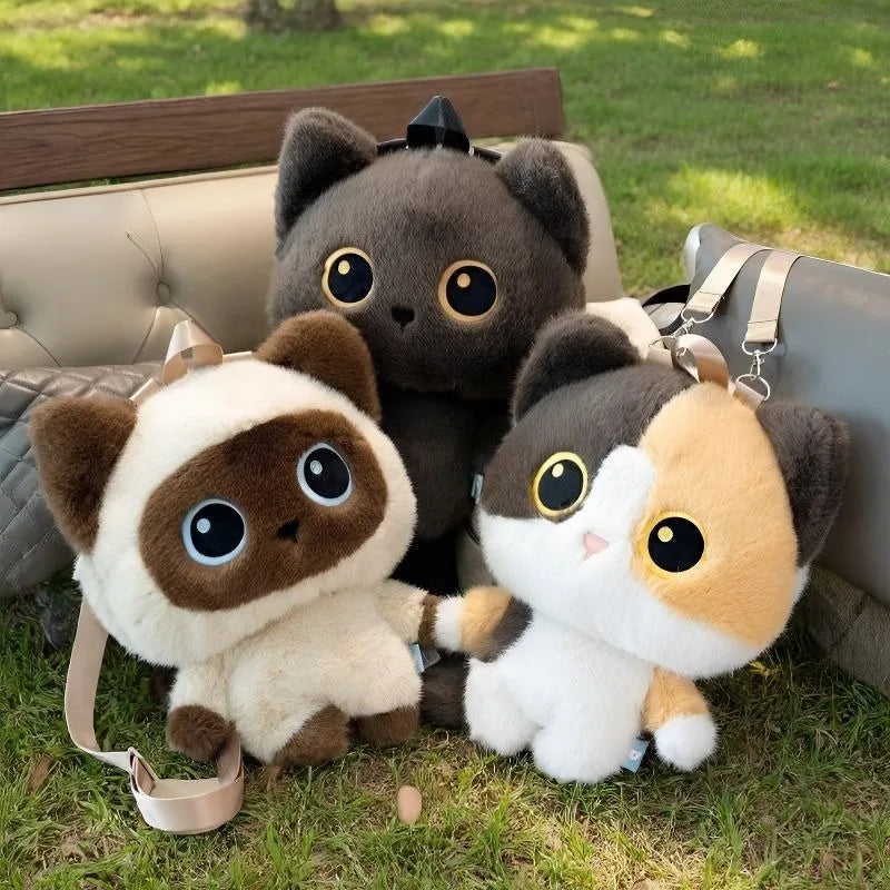 Plush Backpack Doll Bag For Girls With Pillow Function