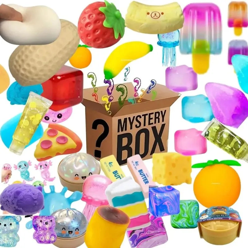 Squishy Toy | Blind Box Surprises | Non Toxic Plastic | 100 Count Set