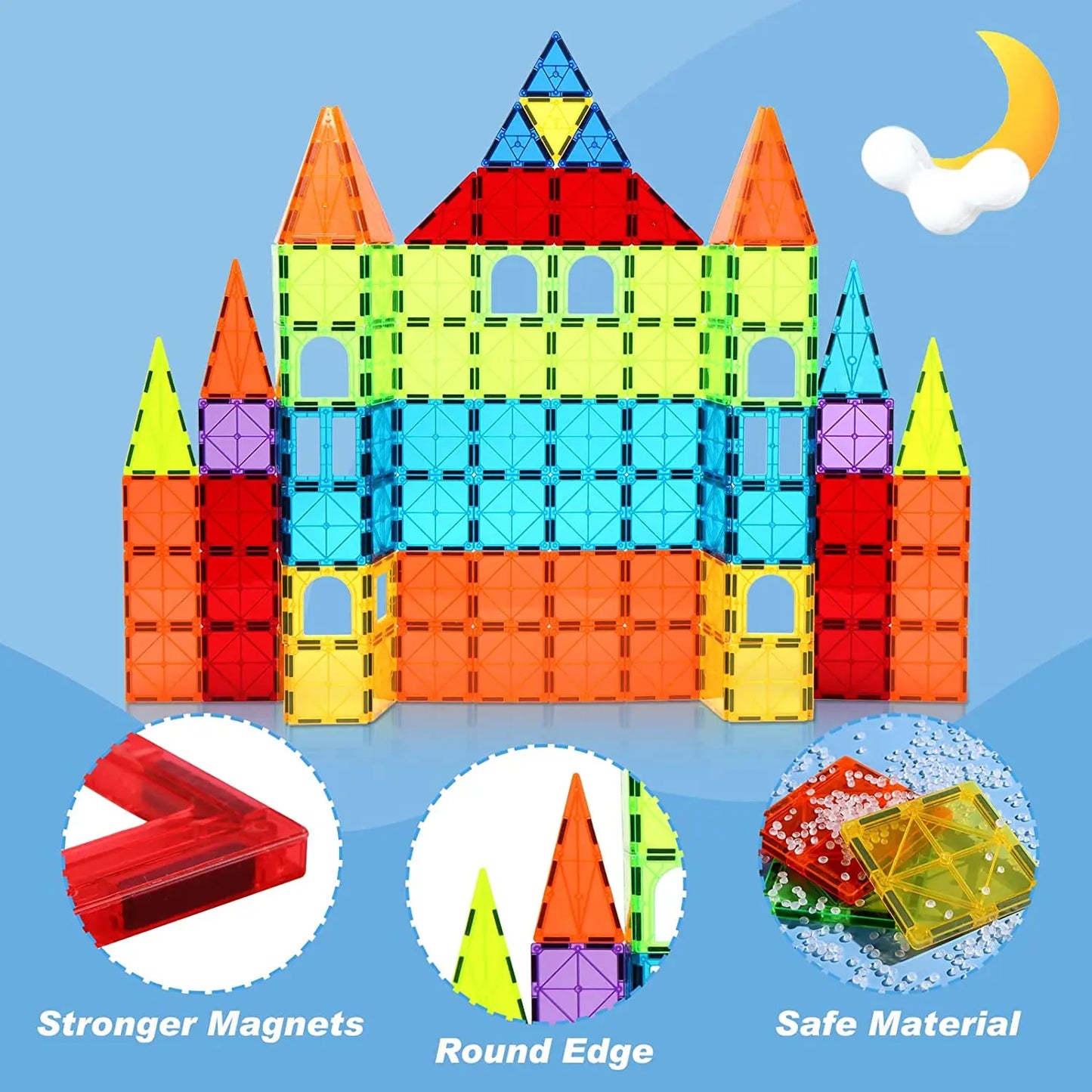 Magnetic Building Blocks Toy | DIY Construction | Educational Magnets