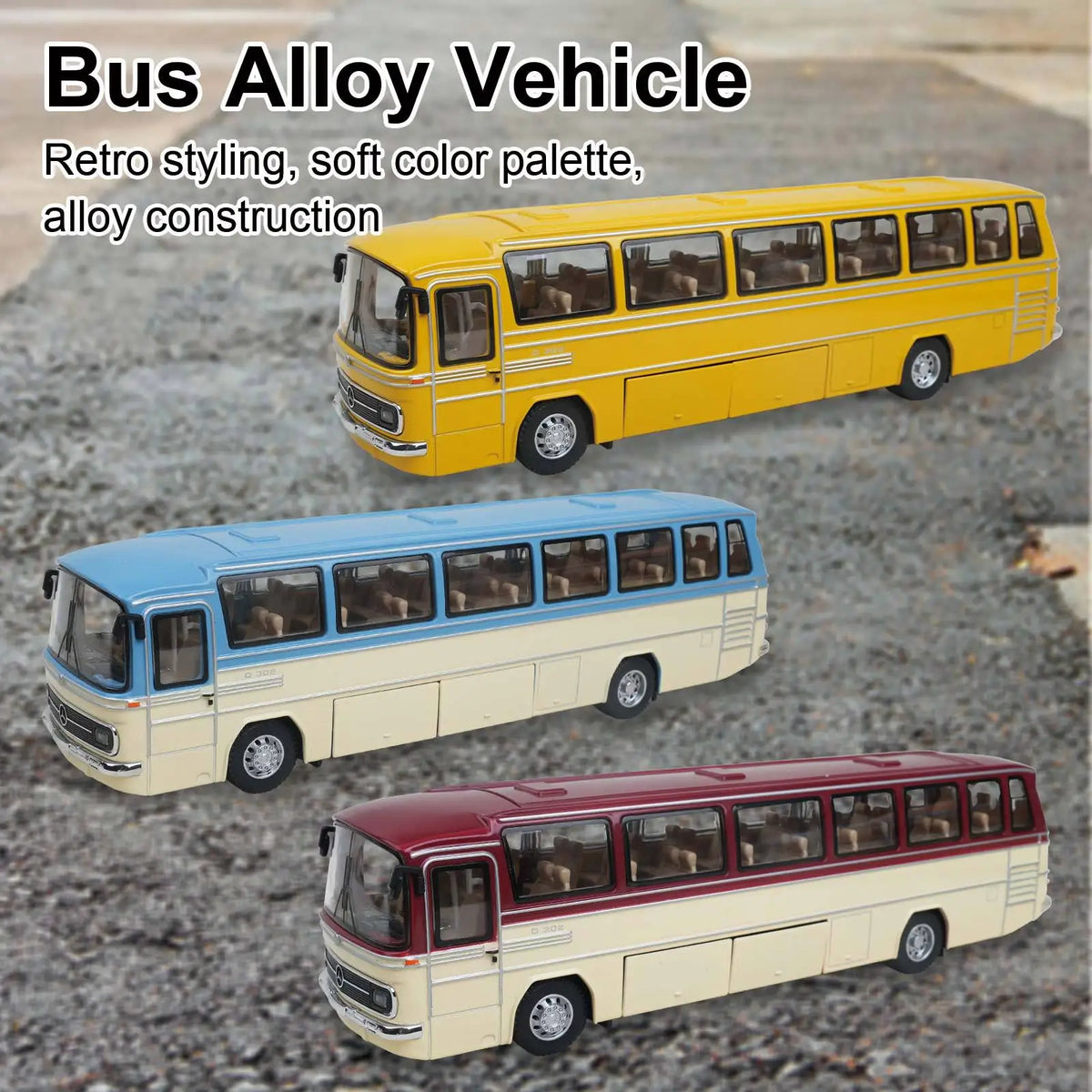 Diecast Power Bus | 1:24 Scale | Sound And Light Effects | Ages 14 Plus