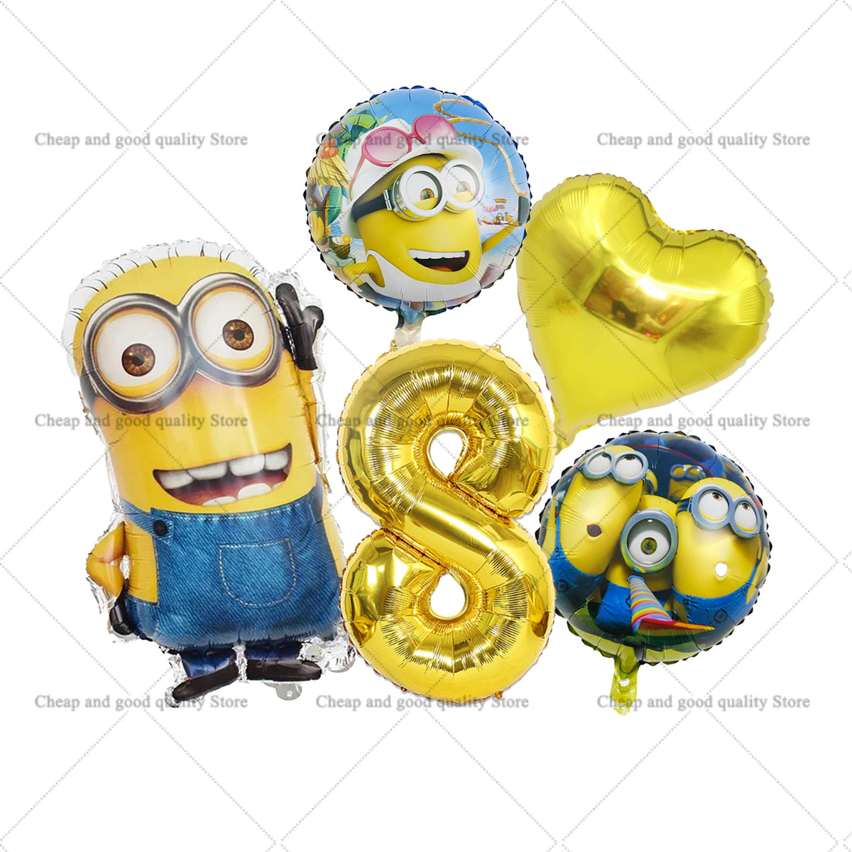 Foil Number Balloon | Birthday Decor | Reusable Mylar Foil | Boys Girls Theme