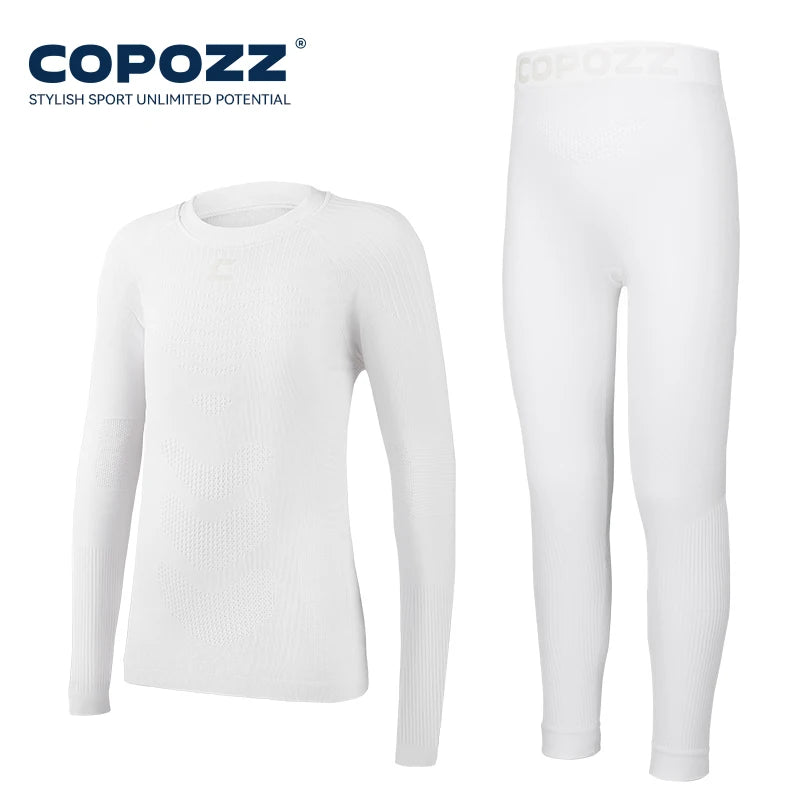 Ski Thermal Underwear Set | Quick Dry | Soft Nylon Fabric | Girls Boys