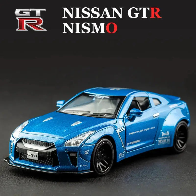 1:32 GTR GT-R R35 R34 Supercar Alloy Car Model Diecasts & Toy Vehicles Toy Cars Kid Toys For Children Gifts Boy Toy - ToylandEU
