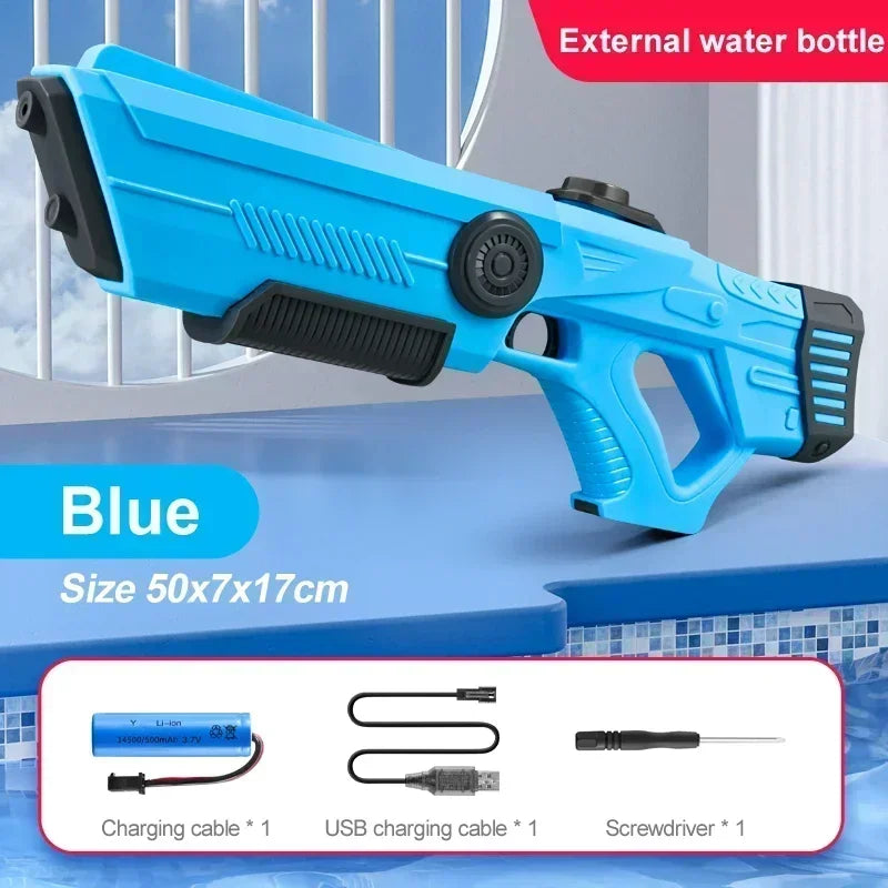 Electric Water Gun | 8-10m Range | Automatic Water Blaster
