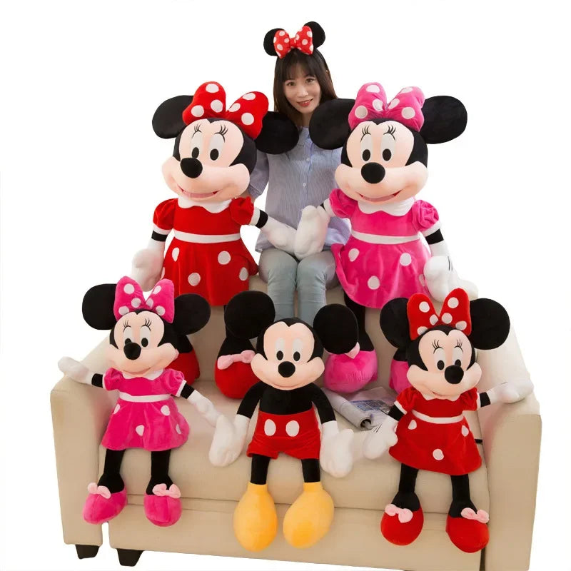 Disney Mickey Mouse Plush Toys For Kids Birthday Gift