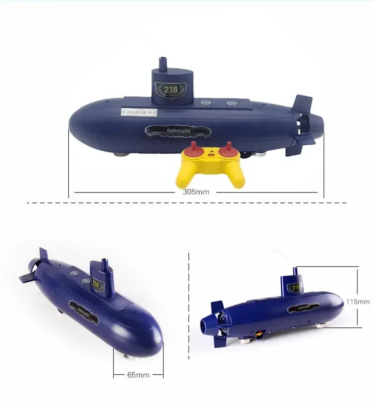 Students DIY 6 Channels RC Mini Submarine toy Remote Control Under - ToylandEU