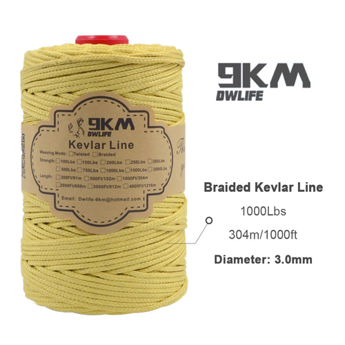 High Strength 100% DuPont Braided Kevlar Line - Versatile Outdoor Utility Rope ToylandEU.com Toyland EU