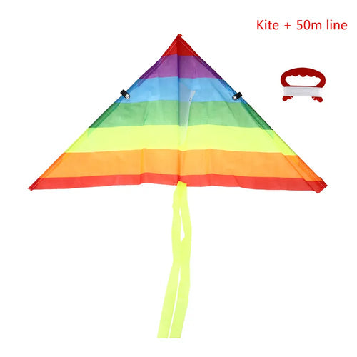 Rainbow Kite with 50 Meter Kite Line for Children ToylandEU.com Toyland EU