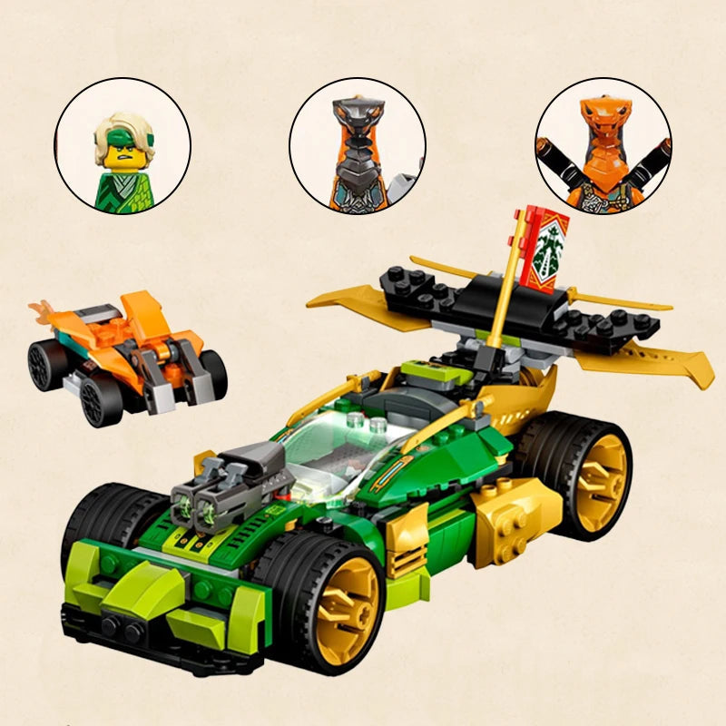 Ninja Master Lloyd Dragon Building Blocks Puzzle Toys - ToylandEU