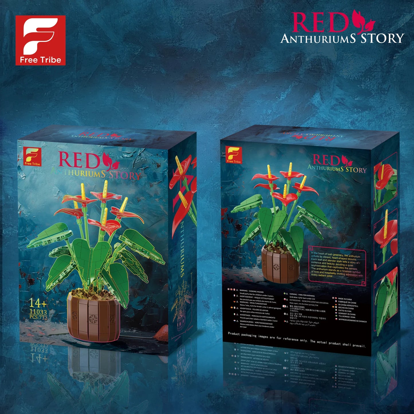 Flower Bouquet Building Blocks Kit DIY Puzzle Gift