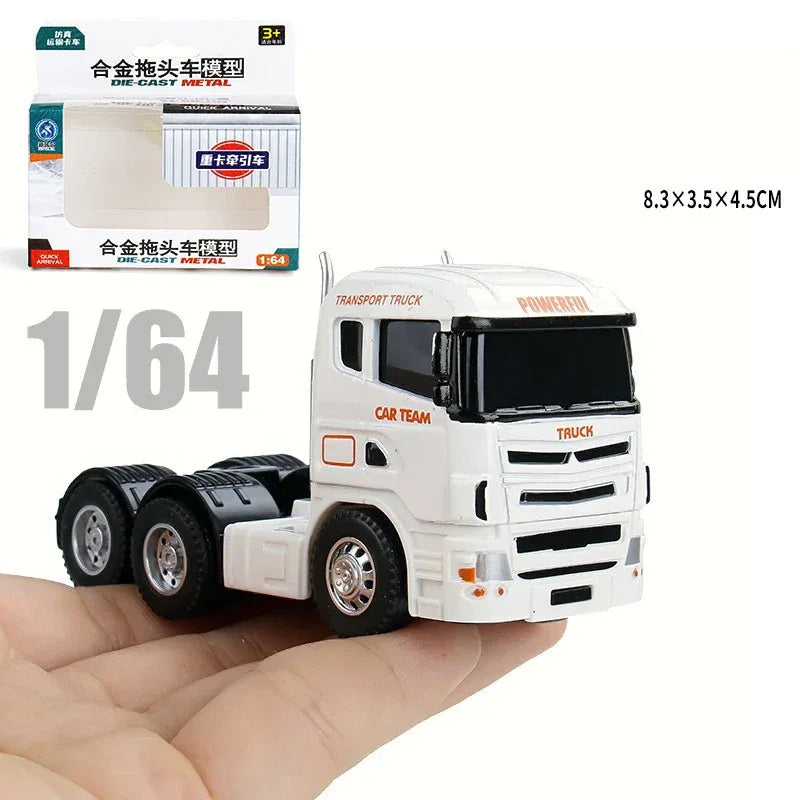 Diecast 1 To 64 Scania Container Truck Movable Joint For Collectors